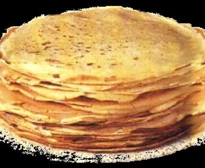 Pâte à crêpes savoureuses