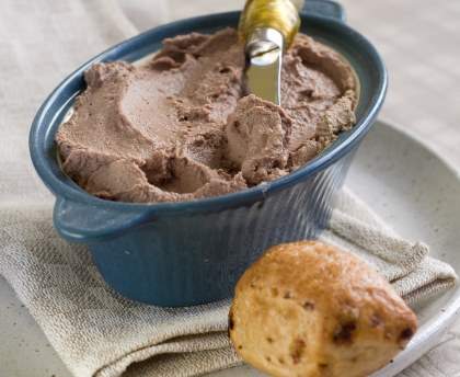 Pâté de foies de volaille au porto et au cognac