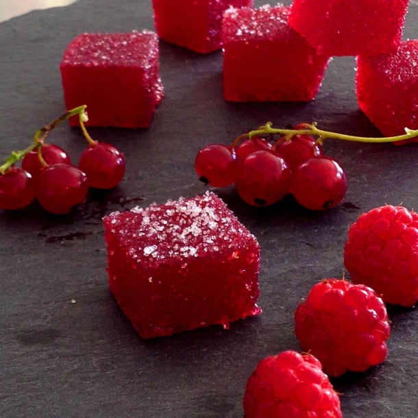 Pâte de framboises