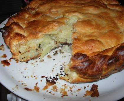 Pâté de pommes de terre brioché