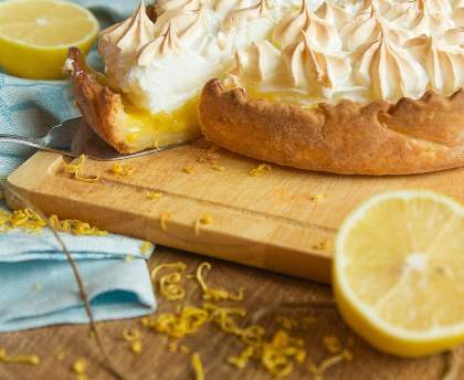 Pâte sablée au zeste de citron