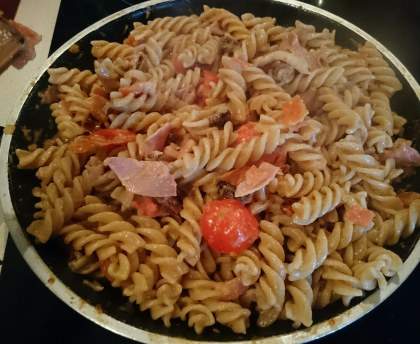 Pâtes à la tomate séchée