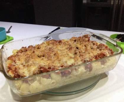 Pâtes au jambon