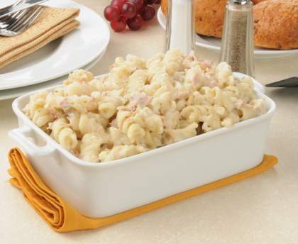 Pâtes au thon, sauce béchamel