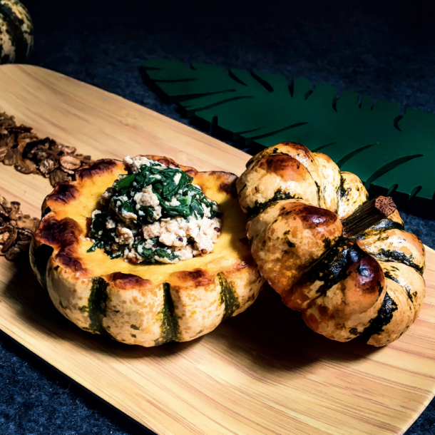 Patidou garni aux champignons 