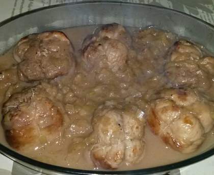 Paupiette de porc au poireau