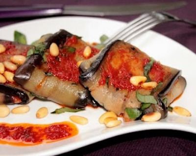 Paupiettes d'aubergine