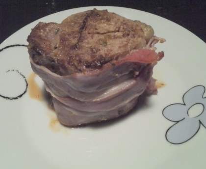Paupiettes de filet mignon aux champignons