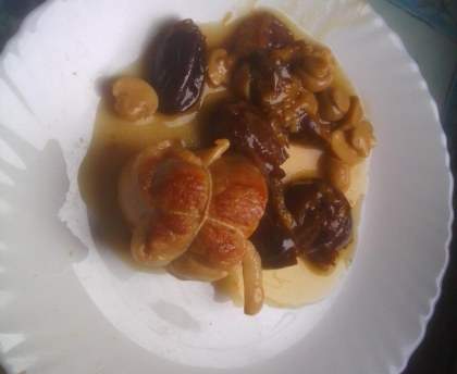 Paupiettes de porc ou veau aux pruneaux et champignons