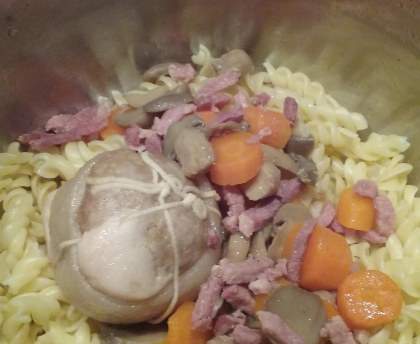 Paupiettes de poulet en cocotte