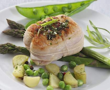 Paupiettes de veau flambées au Cognac
