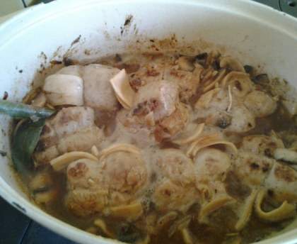 Paupiettes de veau sauce forestière