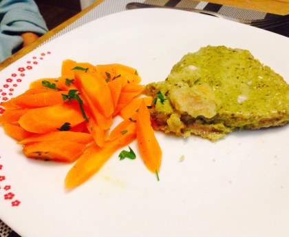Pavé de thon au pesto