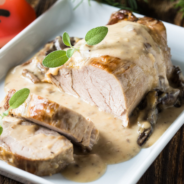 Pavé de veau aux champignons par FAST[OCHE]®