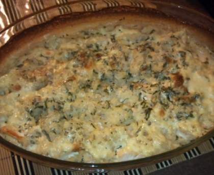 Pavés de saumon et risotto à la crème