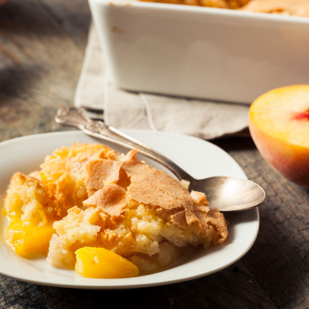 Peach cobbler