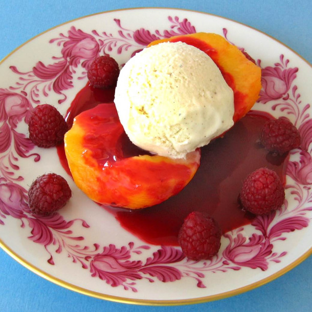 Pêche melba simplifiée