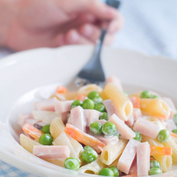 Penne aux petits légumes