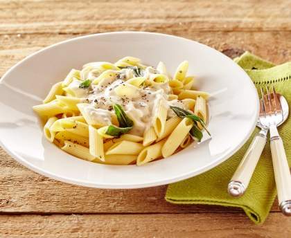 Penne aux quatre fromages