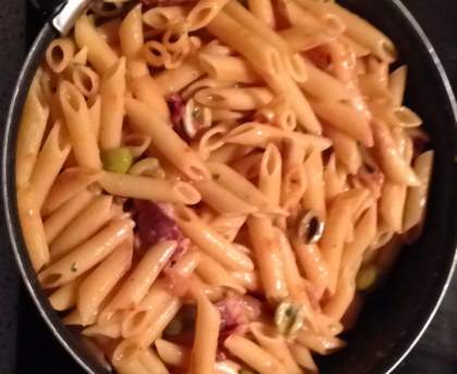 Pennes en risotto