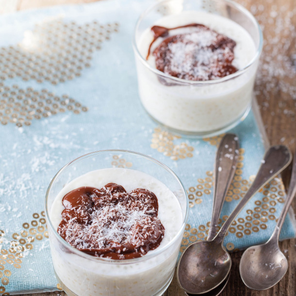 Perles du japon au chocolat et noix de coco