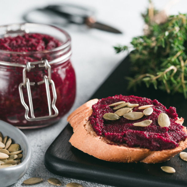 Pesto de betteraves rouges 