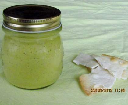 Pesto de courgettes jaunes pour aperitif