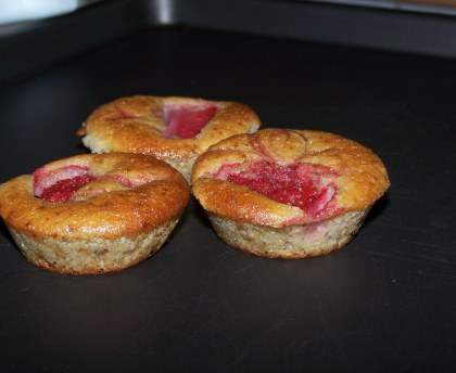 Petite douceur à la fraise (Mini cake à la compote)