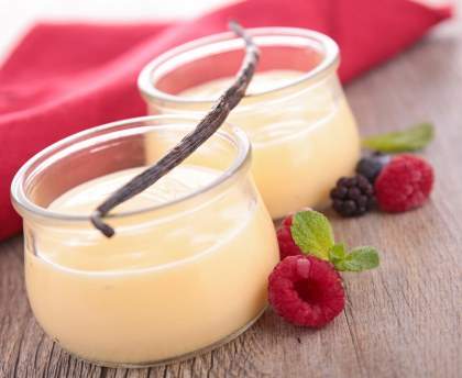 Petites crèmes express à la vanille 