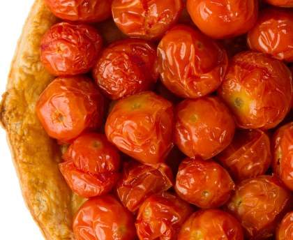 Petites tatins de tomates cerises