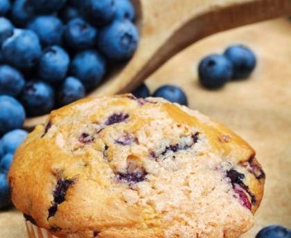 Petits cakes aux myrtilles