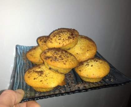 Petits cakes aux pépites de chocolat