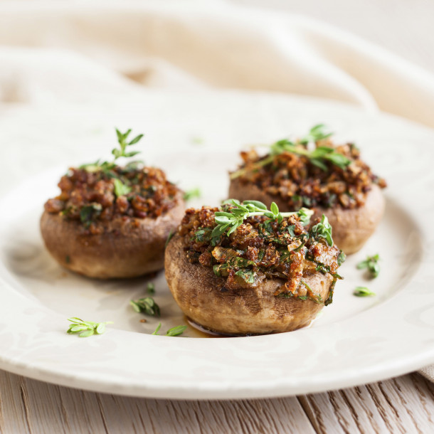 Petits champignons farcis