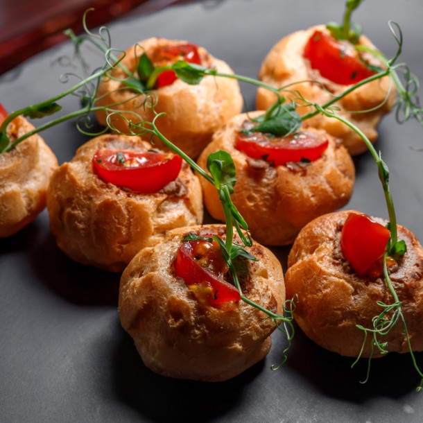 Petits choux chorizo-tomates par Marie Cuisine Pour 6