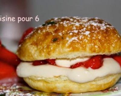 Petits feuilletés fraises-balsamique par Marie Cuisine pour 6