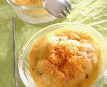 Petits flans au bacon