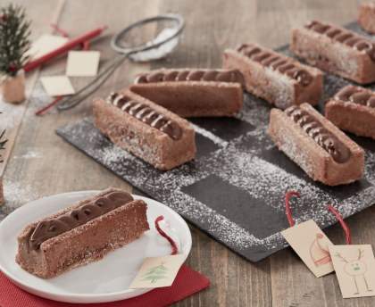 Petits gâteaux au gianduja (chocolat et noisettes) et Nutella®
