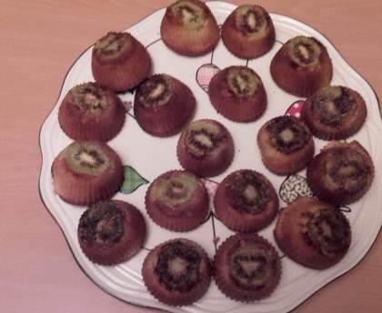 Petits gâteaux kiwi-orange