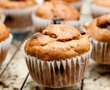 Petits gâteaux noix de coco et pépites de chocolat