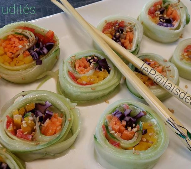 Petits Makis de crudités