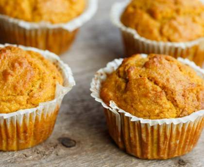 Petits muffins citrouille-châtaignes