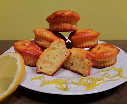 Petits muffins sucrés pomme citron 