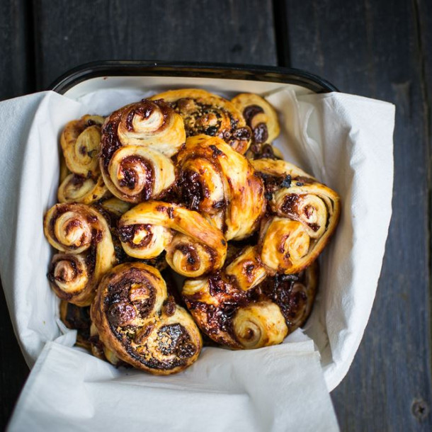 Petits palmiers gourmands au chocolat