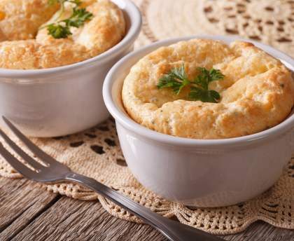 Petits soufflés au roquefort