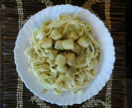 Pétoncles à la crème et au vin blanc