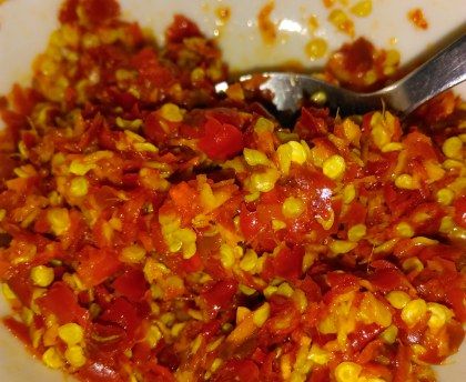 Piment la pâte de la Réunion