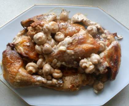 Pintade à l'étouffée