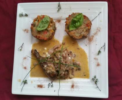 Pintade aux girolles