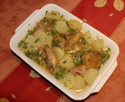 Pintade aux olives