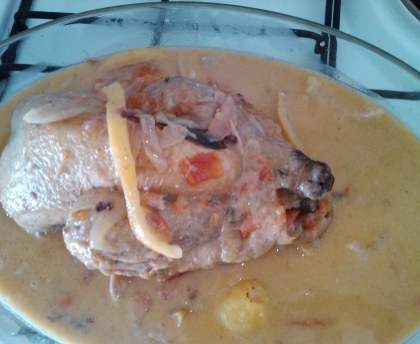 Pintade sauce citron